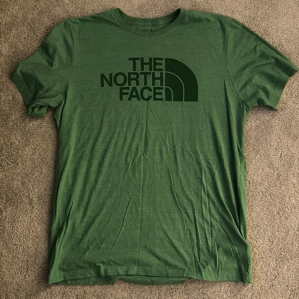 The North Face Green Logo Short Sleeve Tee